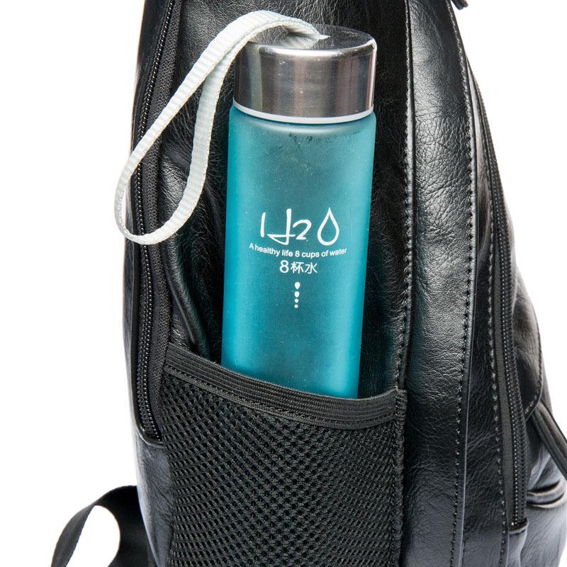 Chest Bag Men Black Large Capacity Multi-pocket Crossbody Outdoor Sports Fitness Shoulder Bag