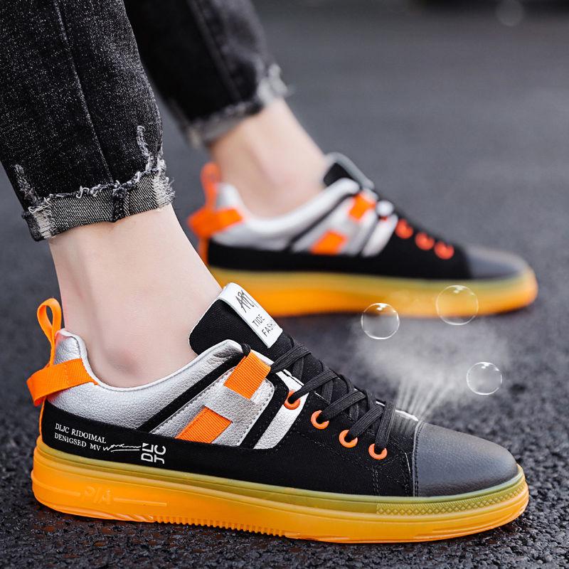 Leather Men Casual Shoes Fashion Sneakers Footwear Soft Rubber Male Flats Shoe White Mens Shoes Sales Man Designer