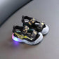 Baby Sandals Summer Boys Light-up Sandals Baotou Anti-kick Beach Shoes 1-2-3 Years Old Soft Bottom Toddler Shoes