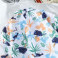 Summer Short-sleeved Shirt Retro Loose Seaside Vacation Hawaiian Flower Shirt Beach Thin Shirt