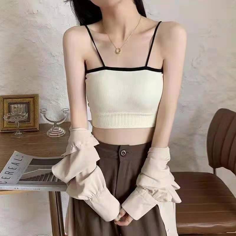 Sports Girl Underwear Anti Light Gathering Bra Beautiful Back Korean Suspender Vest Can Be Worn Outside To Wrap The Chest