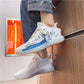 Couple Korean Trend Breathable Net Shoes Summer Fly Woven Breathable Casual Sneakers Sports Canvas Coconut Shoes