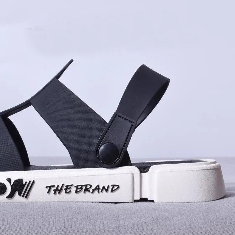 Men's Sporty Sandals for Driving Outside Drifting on The Beach Breathable Hole Shoes Slippers