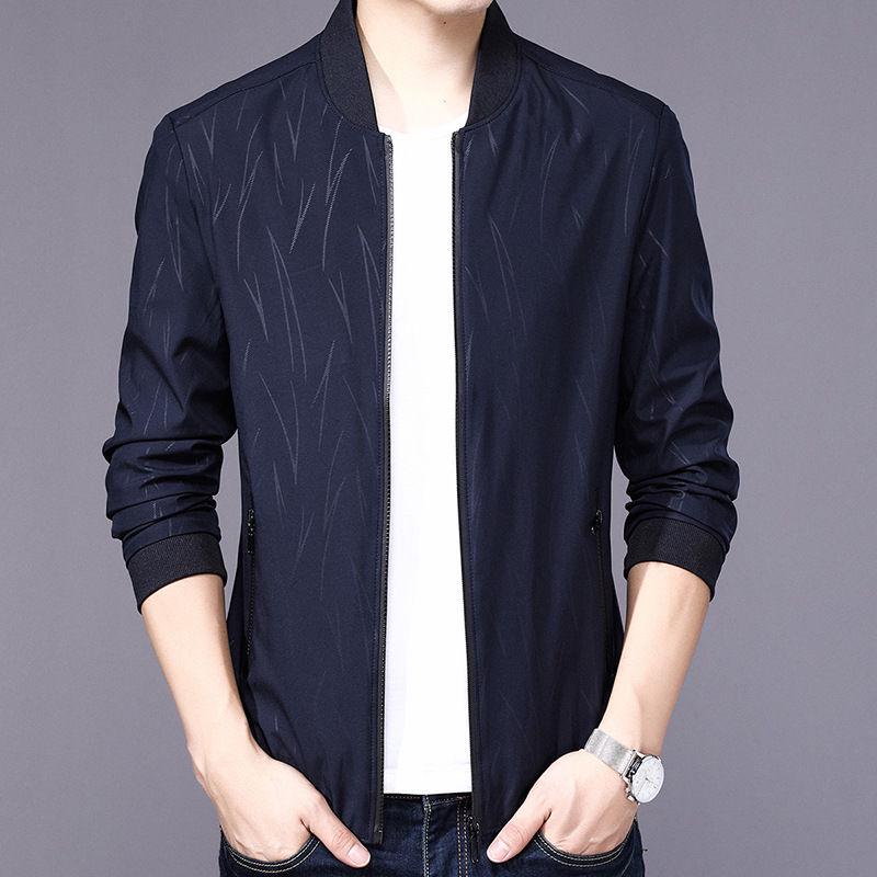 Bomber Casual Jacket Men  Autumn Outerwear Mandarin Sportswear Mens Jackets for Male Coats