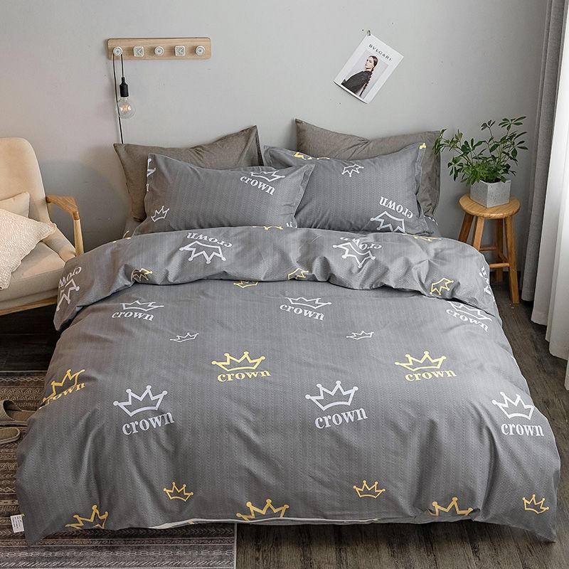 Simple Bedding Three-piece Set Comfortable Homeware Breathable Bedding Soft Fabrics