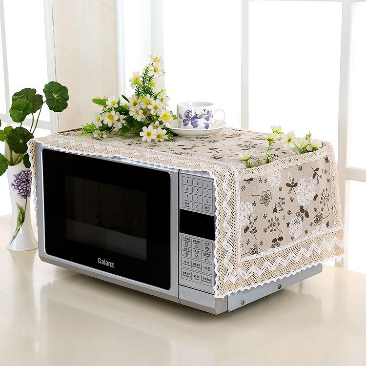 Microwave Cover Comes with Storage Bag Household Appliance Dust Cover Universal Cover Towel