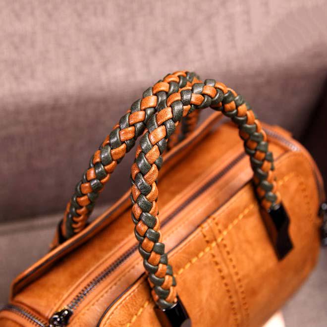 Leather Handbags Crossbody Bags for Women Shoulder Bag Ladies Vintage Handbag