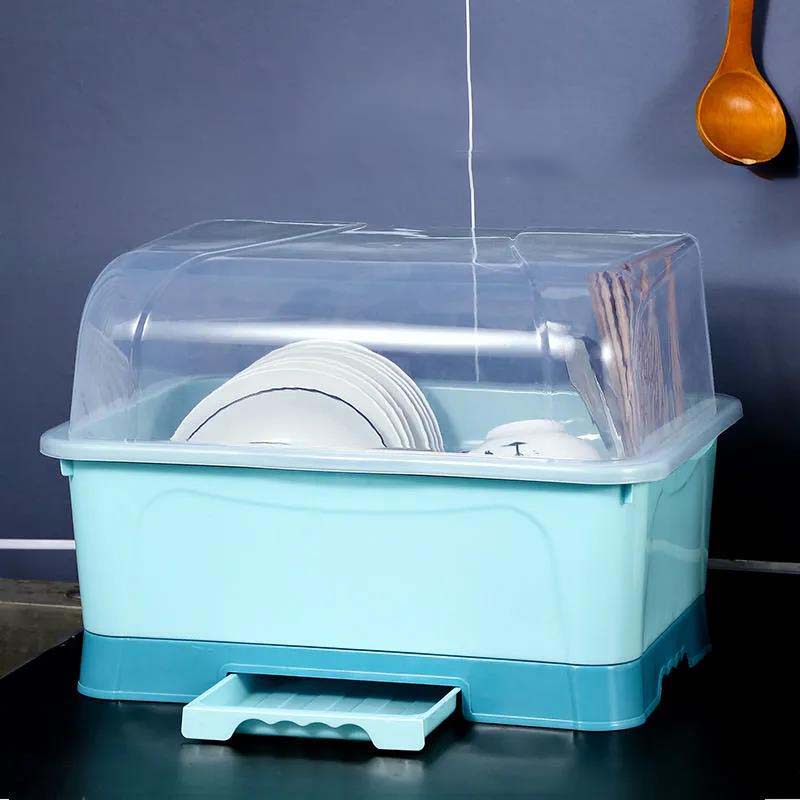 Cupboard Storage Tableware Cabinet Kitchen Shelf Cutlery Storage Box