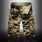 Men's Summer Camouflage Five-point Shorts Pure Cotton Multi-pocket Loose Large Size Casual Outdoor Shorts Beach Overalls