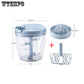 Food Chopper Multifunctional Salad Crusher Food Processor Manual Meat Machine Superstore