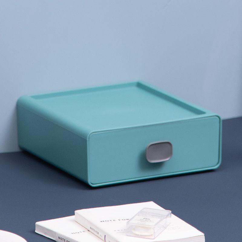 Desktop Storage Box Drawer Type Cosmetic Box Storage Box Small Plastic Jewelry Box Multi-function Finishing Box