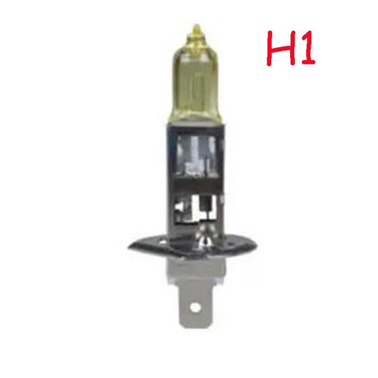 2pcs Super Bright Gold Light Car Headlights H1 H3 H7 Spotlight Xenon Lamp H4 High Beam Low Beam Light Strong Light H8 H11 100W Halogen Bulb