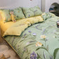 Four-piece Bed Cotton Nordic Style Quilt Cover Cotton Bed Linen Quilt Cover Pillowcase Set Household Bedding