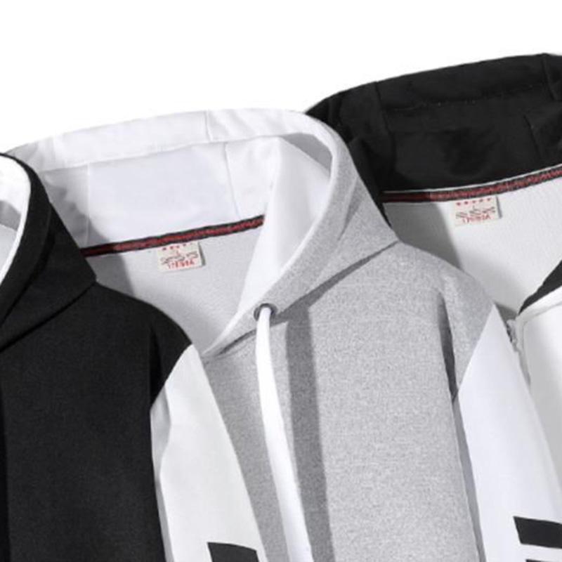 Men's Sweater Autumn and Winter Hooded Jacket Suit Korean Trend Ins Cardigan Jacket