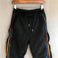 Harem Casual Pants Men's Striped Nine-point Sports Pants Loose Leggings Sweatpants Trend Zipper Pencil Pants
