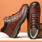 Mountaineering Men's Shoes Winter Plus Velvet Warm Outdoor Sports and Leisure Leather Boots Non-slip Travel Shoes