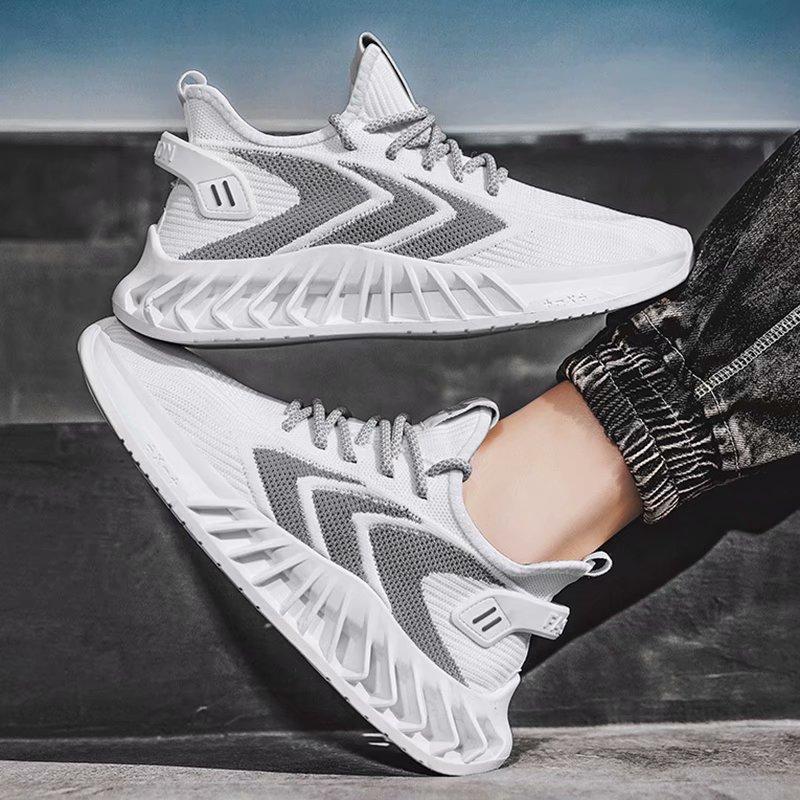 KYLIN Men's Shoes Casual Sports Shoes Flying Shuttle Breathable Blade Cushioning Tide Shoes Mesh Tennis Shoes