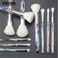 10pcs Unicorn Makeup Brushes Set Eyeshadow Foundation Crystal Diamond Make Up Brush Kits Maquiagem