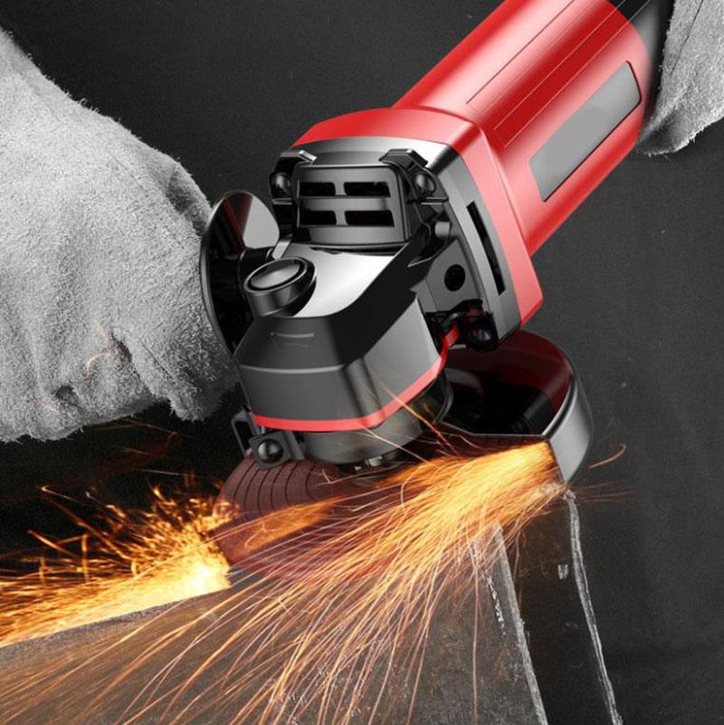 1500W Luxury Home Handheld Angle Grinder Set Electric Grinder Wired Polishing Machine Cutter 11000R