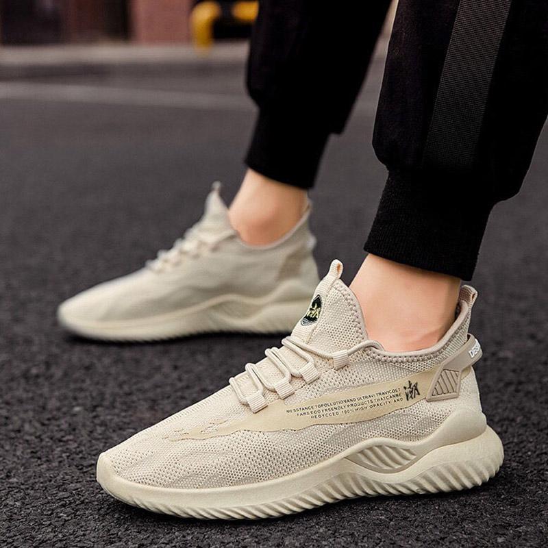 Men's Running Shoes Breathable Casual Shoes All-match Sports Shoes Non-slip Wear-resistant Mesh Shoes