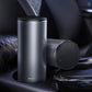 Car Trash Can Storage Bag Box Front Row with Cover Car Built-in Bucket Can Hold Cup Holder Large Capacity Desktop Push Trash Can