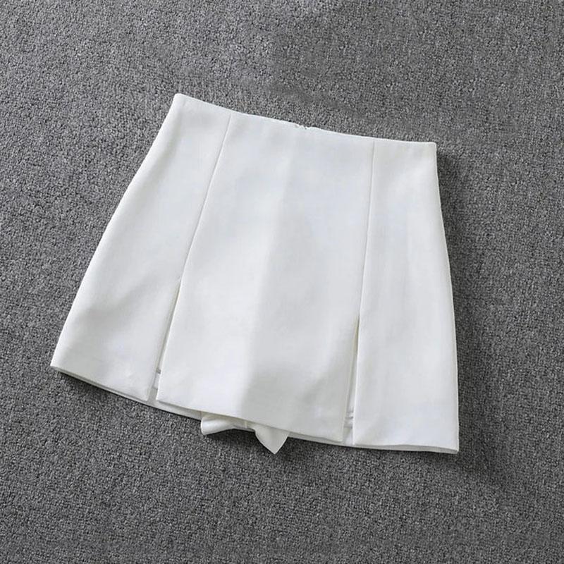 Women Skirts Female Large Size Casual A-line Mini Skirt Summer Solid Color Slim Skirts High Waist All-match Skirt