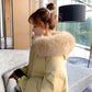 Down Jacket Women's Mid-length White Duck Down Student Korean Style Slim Coat Female Ins Winter