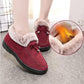 Winter Cotton Shoes Ladies Thick Warm Cotton Shoes Flat Bottom Plus Velvet Mother Shoes Plus Velvet Cotton Boots A Pedal Lazy Shoes
