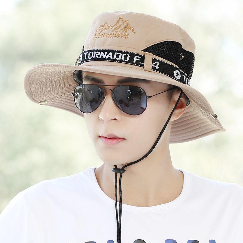 Fishing Hat Male Sun Hat Sun Hat Outdoor Fisherman Hat Sun Hat Rider Hat Fisherman Hat Foldable Summer Hat