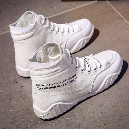 High-top Canvas Shoes Spring Korean Student Retro Style Sneakers All-match Casual Sports Shoes