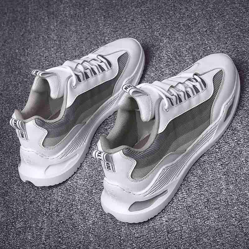 Plus Size 39-44 Men Sneakers Low-top Running Basketball Shoes Outdoor Non-slip Sports Shoes Shockproof Shoes