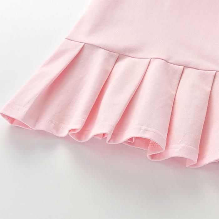 Summer Baby Girls Casual Clothes Dress Cherry Print Short Sleeve Dress Kids Toddler Pageant Dresses