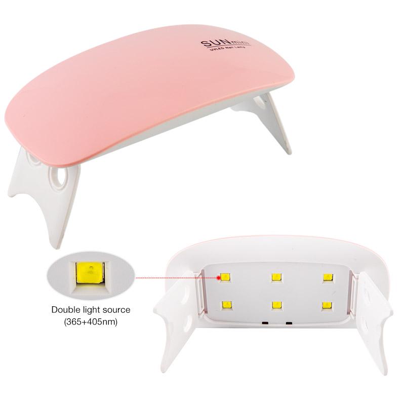 6W Mini UV nail Lamp 15ML Gel Nail Polish Set Manicure Set Nail Art  UV Varnish Tools Nail set