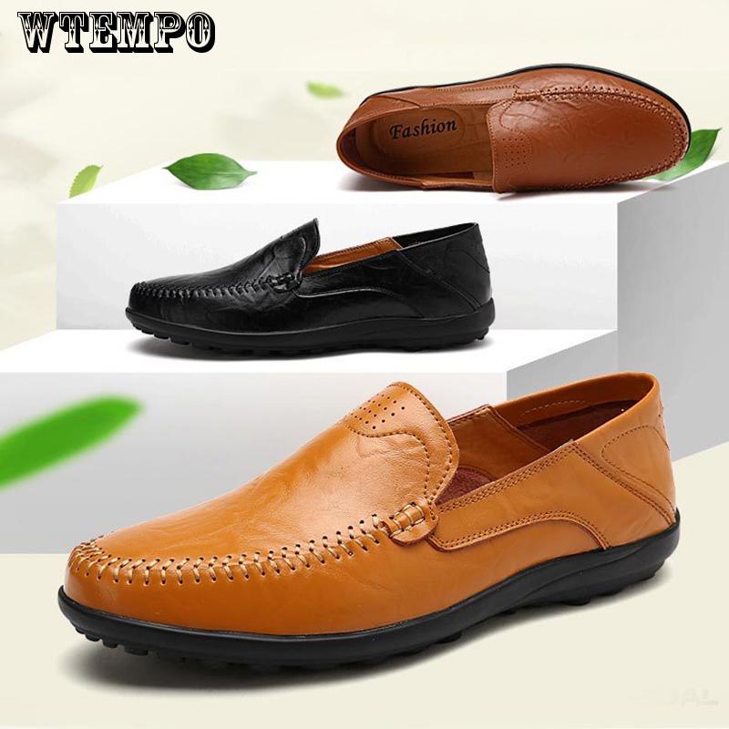 Fashion Trend Slip on Walking Comfortable Large Size Men's Peas Casual Shoes