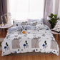 Black And White Stripes Bedding Sets Geometry Soft Bed Sheet Pillowcase &Duvet Cover Se
