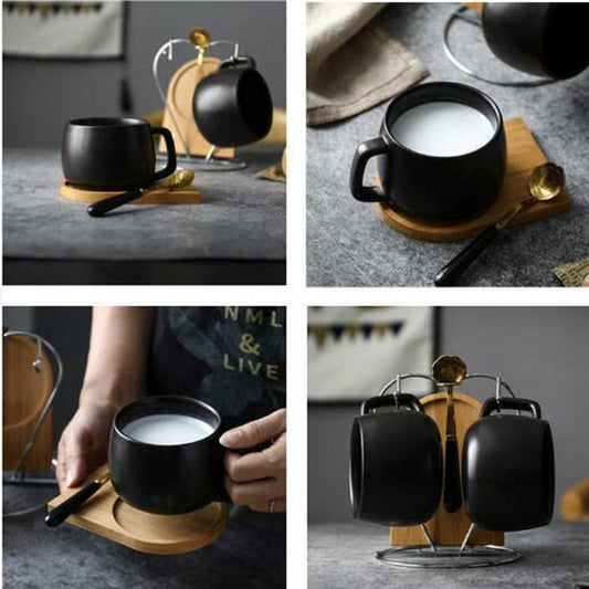 European Luxury Coffee Cup Set Dish Spoon Afternoon Tea Set Creative Ceramic Cup Nordic Household