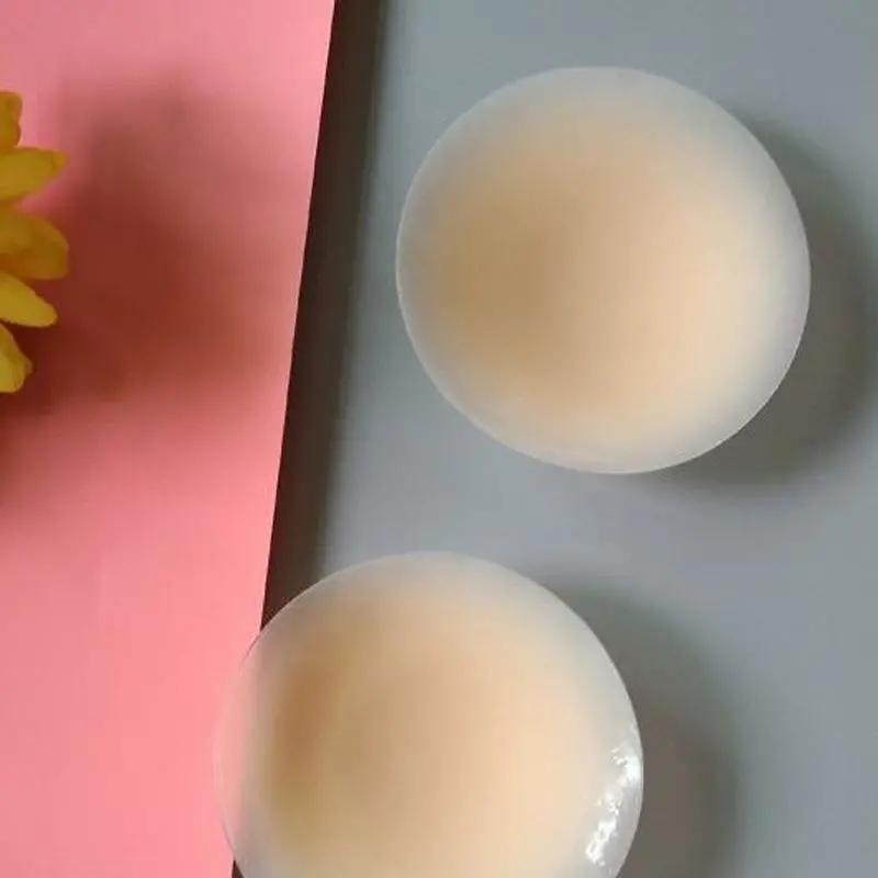 Women's Solid Silicone Nipple Patch Breathable Areola Patch Invisible Breast Patch Waterproof Sweatproof Insert Breast Pads Push Up Bra Pads Underwear