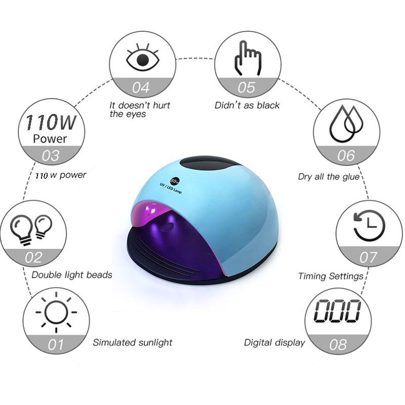 UV Led Lamp Nail Dryer Nail Art Tools Drying LED Gel Nail Lamp Gel Polish Manicure Machine