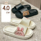 Cute Slippers Men Summer Cartoon Rabbit Home Couple Slippers Bathroom Non-slip Home Sandals Women Summer Outdoor Wear