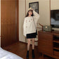 Autumn  Winter Korean Version Sweet Three-dimensional Cherry Pullover Long-sleeved Sweater Sweater Women Loose Outer Wear