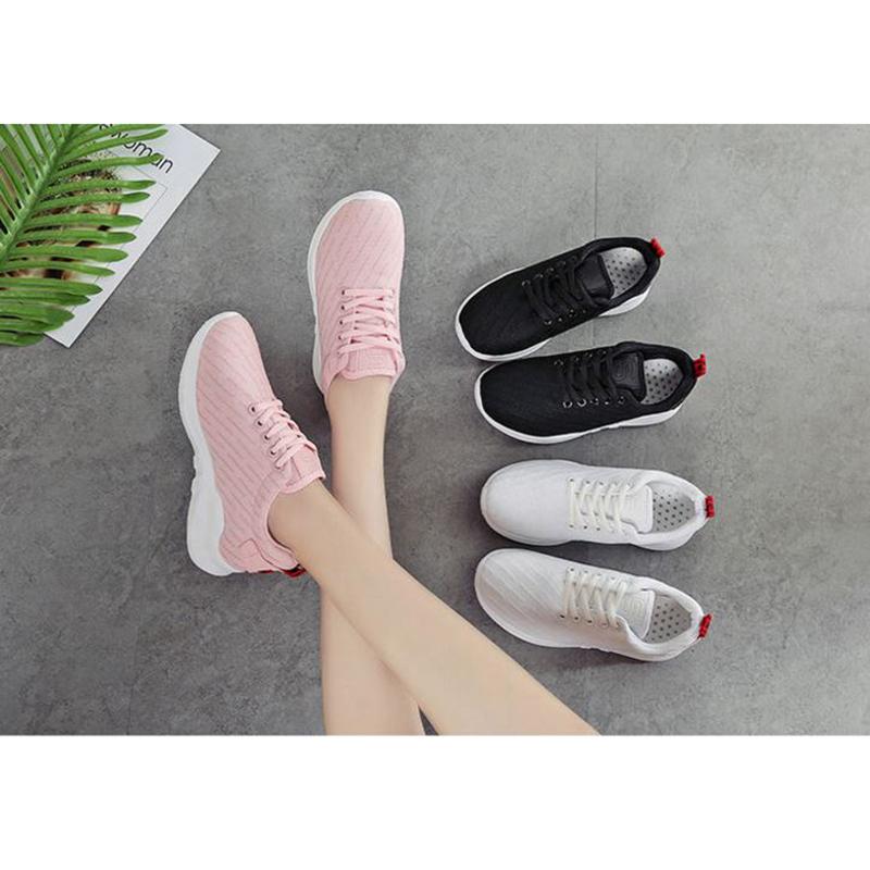 Spring  Summer Shoes Women's Sports Shoes Female Students Harajuku Style Low-cut White Shoes Lightweight Breathable Running Shoes
