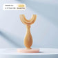 Children's Antibacterial Toothbrush U Type 2-6 Years Old/6-12 Years Old Baby Silicone Soft Bristles Brush Baby Brushing Artifact