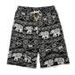 Summer Beach Pants Men's Casual Flower Shorts Men's Summer Big Pants Boys Cotton Five-point Pants Pants Loose Large Size