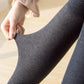 Threaded Vertical Leggings Women's Spring and Autumn High Waist and Thin Socks Wearing Pressure Artifact