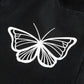 Design Butterfly Personality Print Jeans Female Korean Version of Retro Thin Loose Wild Black Straight Pants Tide