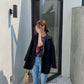 Women's Suit Jacket Korean Style Loose Spring  Autumn British Style Gray Short Suit Small Top