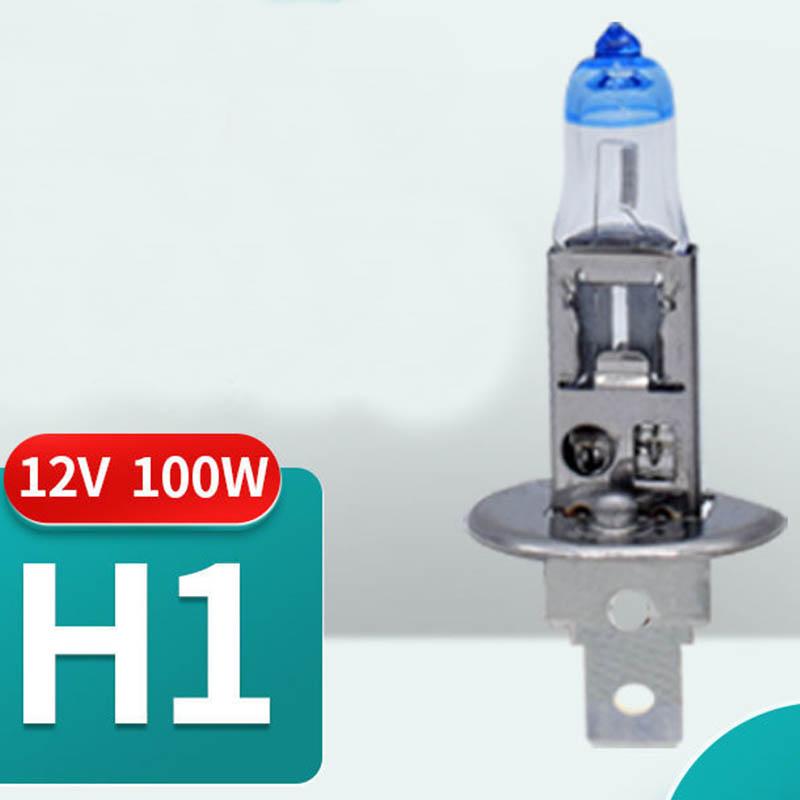 1pc White Light Car High Beam Low Beam 24V100W H1 H3 H7 Super Bright Halogen Car Bulb 881 880 9005 9006 Spotlight Xenon Headlight