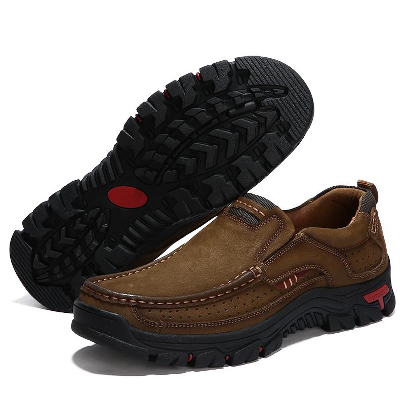 Outdoor Shoes Youth Shoes Leather Shoes Casual Men's Shoes Fashion Non-slip Walking Shoes 38-48