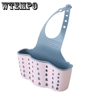 Kitchen Storage Bag Home Hanging Drain Basket Bath Storage Tools Sink Holder