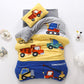 Children's Bed Set Autumn and Winter Double-sided Milk Velvet Three-piece Children Pillowcase Bed Sheet Duvet Cover Plus Velvet Soft Skin-friendly
